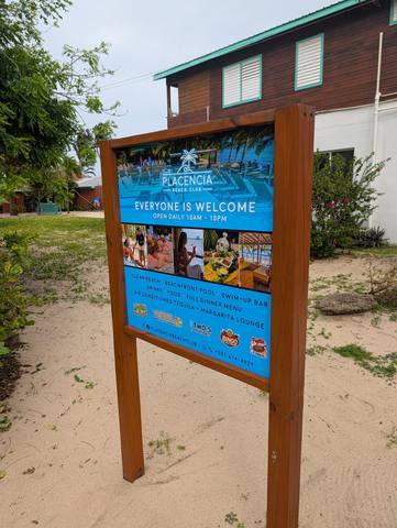 Placencia Beach Club — our photo